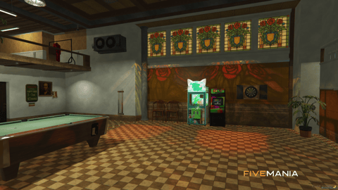 FIVEM Joe Bar Hideout | Unique Bar & Hideout MLO | Interior & Exterior | Multiple Levels | Custom Props | Add-On | Optimized | Fivem Ready | High Quality — image 9