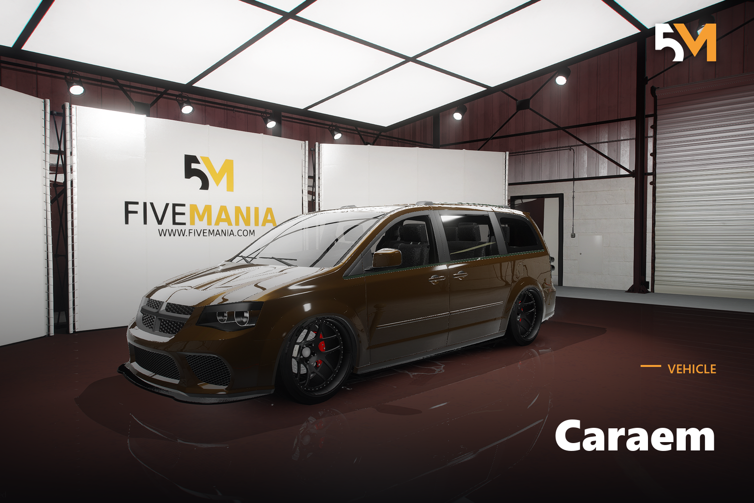 FIVEM Caraem | Realistic Minivan [Unbadged] Add-On | Custom Bodykit | Fivem Ready | High Quality