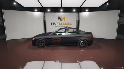 FIVEM Alfa Romeo Giulia | Realistic Taxi Sedan [Unbadged] Add-On | Custom Liveries | Working Lights | HQ Interior | Optimized | Fivem Ready | High Quality, image 7