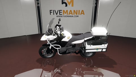 FIVEM Bmwrp | Lore-Friendly Police Motorcycle [Unbadged] Add-On | Working Lights | Saddlebags | Police Livery | Optimized | Fivem Ready | High Quality — image 7