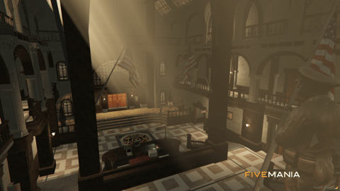 FIVEM Davis Pd V2 | Detailed Police Department MLO | Interior & Exterior | Multiple Rooms | Add-On | Optimized | Fivem Ready | High Quality — image 8