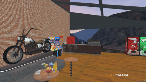 FIVEM Lost Mc River Club | Exclusive Biker Gang MLO | Interior & Exterior | Bar Area | Gym | Garage | Custom Textures | Add-On | Optimized | Fivem Ready | High Quality — image 5