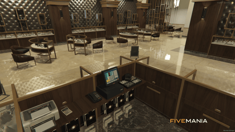 FIVEM Rocks In Socks Jewlery Store | Luxury Jewelry Store MLO | Interior & Exterior | Custom Props | Detailed Design | Add-On | Optimized | Fivem Ready | High Quality — image 20