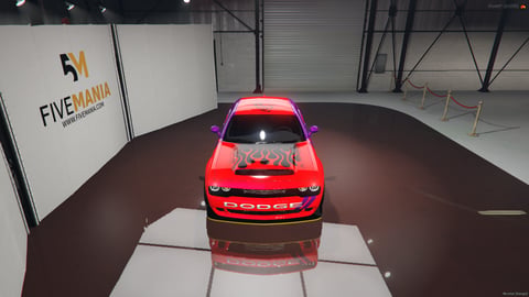 FIVEM Dodge Demon | Realistic Sports Car [Badged] Add-On | Flames & Custom Livery | Fivem Ready | High Quality — image 4