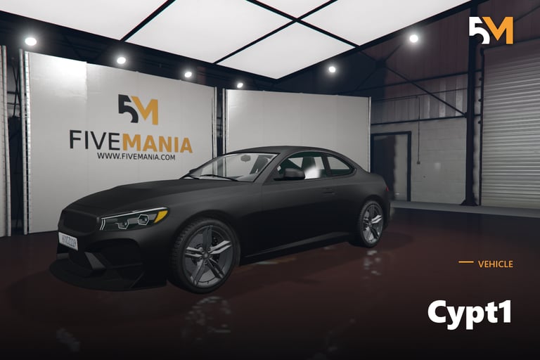 FIVEM Cypt1, Realistic Sports Car [Unbadged]