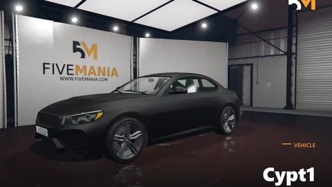 FIVEM Cypt1 | Realistic Sports Car [Unbadged] | Working Lights | Custom Wheels | Custom Body Kit | Add-On | Optimized | Fivem Ready | High Quality cover