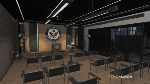 FIVEM Mission Row Police Department V3 | Comprehensive Police Station MLO | Interior & Exterior | Helipad | Multiple Offices | Add-On | Optimized | Fivem Ready | High Quality — image 16