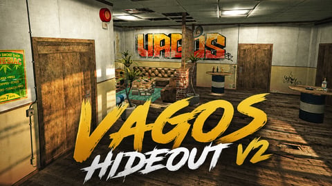 FIVEM Vagos Hideout | Gang Hideout MLO | Interior & Exterior | Bar & Pool Table | Add-On | Optimized | Fivem Ready | High Quality cover