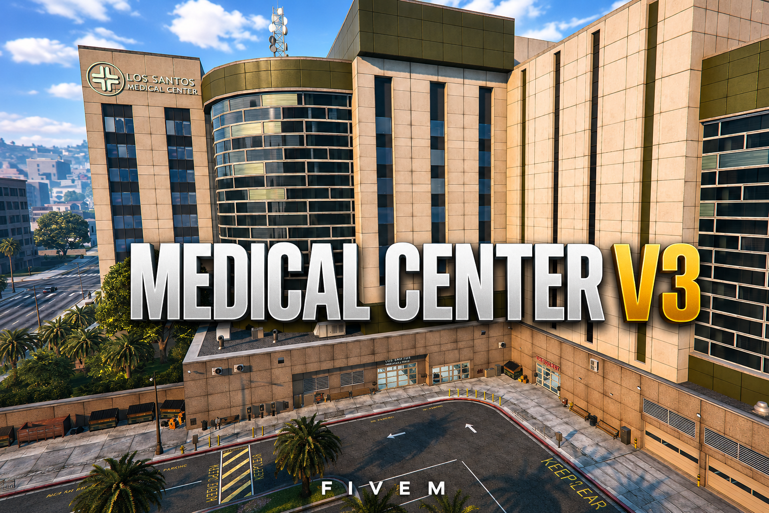 FIVEM Medical Center V3 | Comprehensive Hospital MLO | Interior & Exterior | Waiting Rooms | Patient Rooms | CT Scan | Add-On | Optimized | Fivem Ready | High Quality