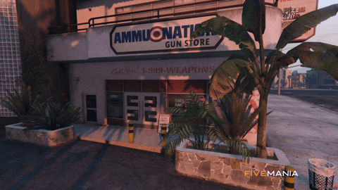 FIVEM Ammunation Small Reworked | Reworked Gun Store MLO | Interior & Exterior | Custom Props | Add-On | Optimized | Fivem Ready | High Quality — image 3