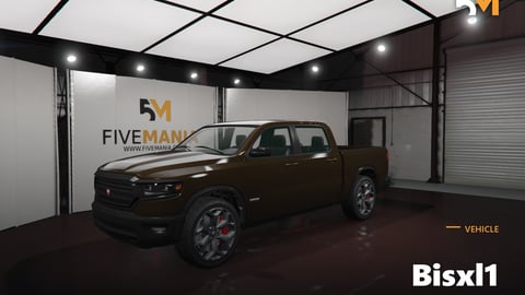 FIVEM Bisxl1 | Realistic Pickup Truck [Unbadged] Add-On | Interior & Exterior | Working Lights | Custom Wheels | Add-On | Optimized | Fivem Ready | High Quality cover