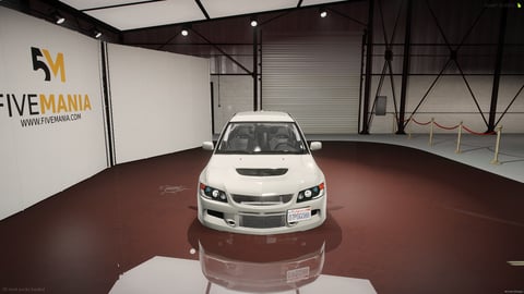 FIVEM Mitsubishi Lancer Evo IX | Realistic Sports Car [Unbadged] Add-On | Interior & Exterior | Custom Wheels | Working Lights | Optimized | Fivem Ready | High Quality — image 4