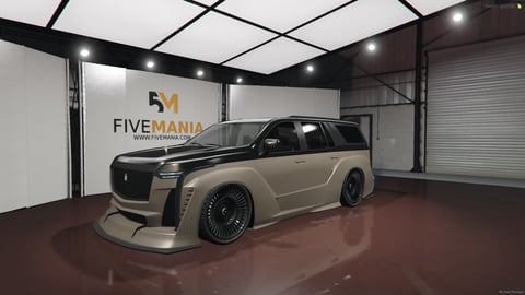 FIVEM Cavxl1b | Custom Tuned SUV [Unbadged] Add-On | Widebody Kit | Custom Rims | Lowered Suspension | Optimized | Fivem Ready | High Quality, image 3