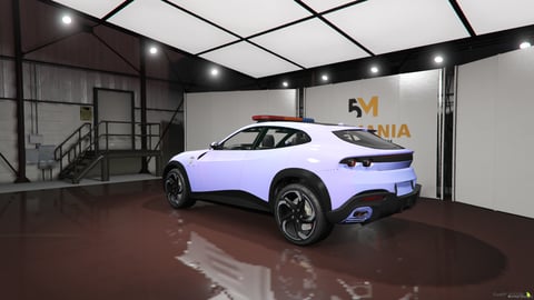 FIVEM Porsche Cayenne Coupe Carrera | Emergency Police SUV [Unbadged] Add-On | Working Lights | Custom Siren | Optimized | Fivem Ready | High Quality, image 8