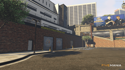 FIVEM Vespuccipolice | Modern Police Department MLO | Interior & Exterior | Jail Cells | Armory | Parking Garage | Add-On | Optimized | Fivem Ready | High Quality — image 3