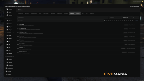 FIVEM Police Records Mdt | Comprehensive Police Records System | Evidence Tracking | Personnel Management | Custom Themes | Integrated Dispatch | Add-On | Optimized | Fivem Ready | High Quality, image 44