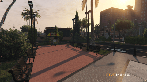 FIVEM Legion Square V3 | Revitalized City Hub Map Edit | Bank MLO | Gas Station | Outdoor Seating | Helipad | Add-On | Optimized | Fivem Ready | High Quality — image 13