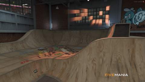 FIVEM Skate Zone Shop | Skate Park & Retail MLO | Interior & Exterior | Skate Ramps | Clothing & Bikes | Custom Props | Add-On | Optimized | Fivem Ready | High Quality — image 14
