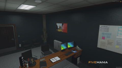 FIVEM Fire Department | Lore-Friendly Fire Station MLO | Interior & Exterior | Offices & Garage | Kitchen & Restrooms | Add-On | Optimized | Fivem Ready | High Quality — image 15