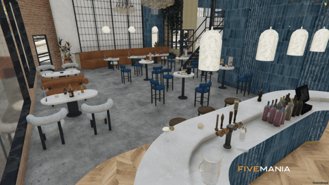 FIVEM Aura Pub, | Modern Bar & Lounge MLO, image 7