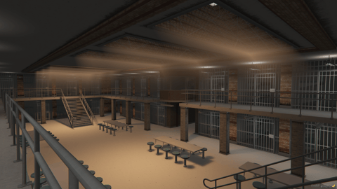 FIVEM Bolingbroke Prison | Enhanced Prison MLO | Interior & Exterior | Control Room & Cells | Add-On | Optimized | Fivem Ready | High Quality — image 36