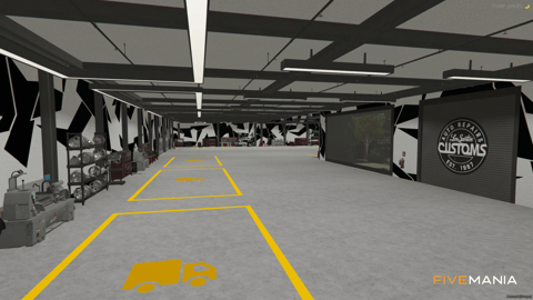 FIVEM Lossantostuning | Custom Mechanic Shop MLO | Interior & Exterior | Custom Branding | Office & Reception | Tuning Bays | Add-On | Optimized | Fivem Ready | High Quality — image 5