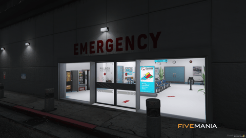 FIVEM Pillbox Reworked | Comprehensive Hospital MLO | Interior & Exterior | Patient Rooms | Offices | Pharmacy | Garage | Add-On | Optimized | Fivem Ready | High Quality — image 48