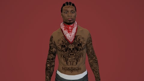 Rhodeey | Male Ped | Multiple Outfits | Optimized & Fivem Ready [Add-On] — image 5
