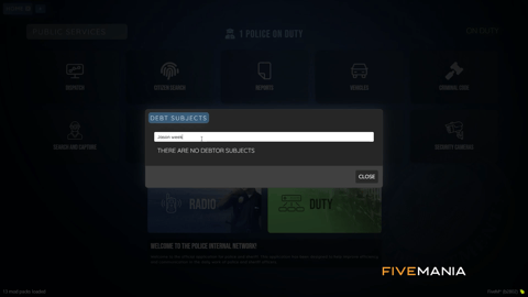 FIVEM Police Job V3 | Comprehensive Police Job Script | Advanced MDT & CAD | Internal Radio System | Citizen Search | Add-On | Optimized | Fivem Ready | High Quality, image 22