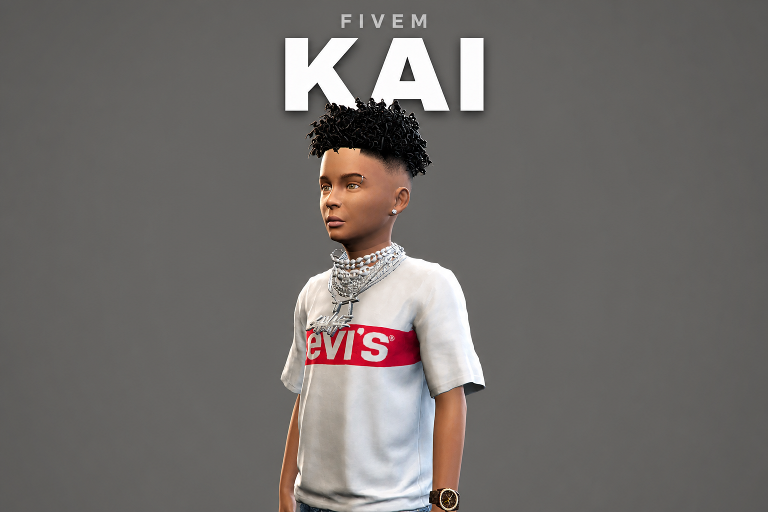 Kai | Male Teen Ped | Multiple Outfits | Optimized & Fivem Ready [Add-On]