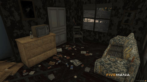 FIVEM Ouija House | Spooky Haunted House MLO | Interior & Exterior | Ouija Board | Custom Props | Atmospheric Lighting | Add-On | Optimized | Fivem Ready | High Quality — image 8