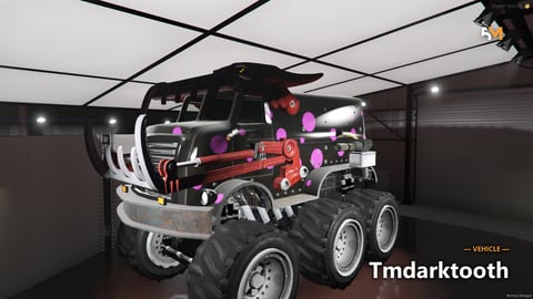 FIVEM Tmdarktooth | Armored Monster Truck [Unbadged] Add-On | Custom Livery | Heavy Duty | Weaponized | Optimized | Fivem Ready | High Quality, image 5