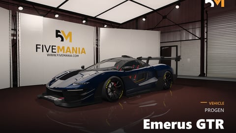 FIVEM Progen Emerus GTR | Realistic Hypercar Add-On | Working Lights | Optimized | Fivem Ready | High Quality cover