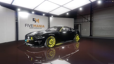 FIVEM Ford Mustang | Realistic Sports Car [Badged] Add-On | Custom Wheels | Tuning Parts | Add-On | Optimized | Fivem Ready | High Quality — image 3