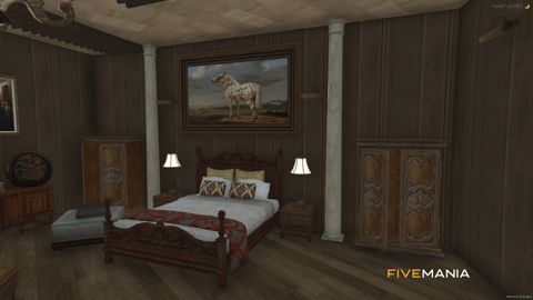 FIVEM Mafia Mansion | Luxury Criminal Estate MLO | Interior & Exterior | Custom Props | Secure Office | Optimized | Fivem Ready | High Quality | Add-On — image 23