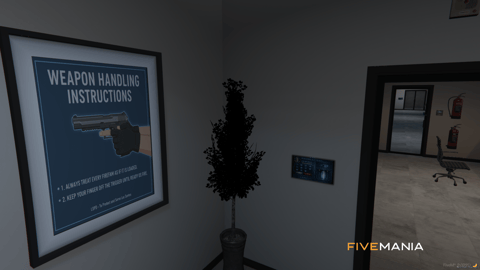 FIVEM Mission Row Police Department V2 | Enhanced Police Station MLO | Interior & Exterior | Modern Design | Detailed Offices | Garage | Add-On | Optimized | Fivem Ready | High Quality — image 20