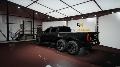 FIVEM M6x6 | Realistic Pickup Truck [Badged] Add-On | Six Wheel Drive | Fivem Ready | High Quality — image 8