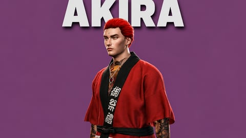 Akira | Male Ped | Multiple Outfits | Optimized & Fivem Ready [Add-On] cover