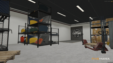 FIVEM Lossantostuning | Custom Mechanic Shop MLO | Interior & Exterior | Custom Branding | Office & Reception | Tuning Bays | Add-On | Optimized | Fivem Ready | High Quality — image 9