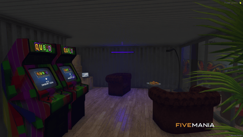 FIVEM Reds Tunndershop | Custom Mechanic Shop MLO | Interior & Exterior | Modern Design | Neon Lighting | Lounge & Arcade | Add-On | Optimized | Fivem Ready | High Quality — image 8