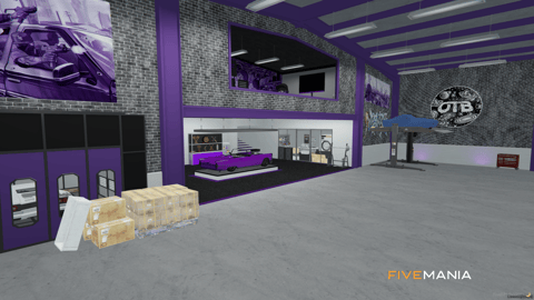 FIVEM Ballas Hide Out | Custom Gang Hideout MLO | Interior & Exterior | Custom Graffiti | Lounge & Garage | Add-On | Optimized | Fivem Ready | High Quality — image 8