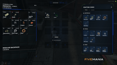 FIVEM Ox Inventory + Ox Lib Redesign | Modern Inventory UI | Crafting System | Store Interface | Hotbar | Add-On | Optimized | Fivem Ready | High Quality, image 9