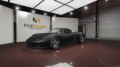FIVEM Porsche Carrera GT | Realistic Sports Car [Unbadged] Add-On | Optimized | Fivem Ready | High Quality cover