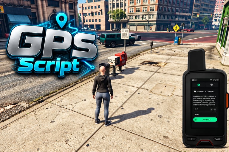 FIVEM GPS Script, Job Channels