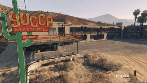 FIVEM Yucca Motel | Desert Motel MLO | Interior & Exterior | Multiple Rooms | Add-On | Optimized | Fivem Ready | High Quality — image 3