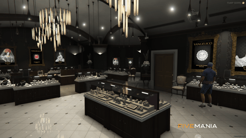 FIVEM Jewelry Extension | Luxury Jewelry Store Interior | Interior & Exterior | Office & Storage | Custom Props | Add-On | Optimized | Fivem Ready | High Quality — image 2