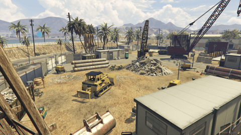 FIVEM Sandy Corner Construction | Large Construction Site MLO | Custom Props | Map Edit | Add-On | Optimized | Fivem Ready | High Quality — image 4