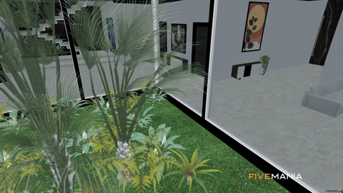 FIVEM Vinewood Villa | Luxury Modern Estate | Pool & Basketball Court | Gym & Walk-In Closet | Interior & Exterior | Mansion MLO | Add-On | Optimized | Fivem Ready | High Quality — image 15