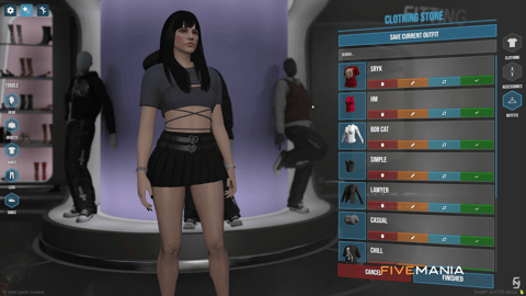 FIVEM Appearance Menu | Advanced Character Customization UI | Ped & Clothing Customization | Tattoo System | Optimized | Fivem Ready | High Quality, image 14