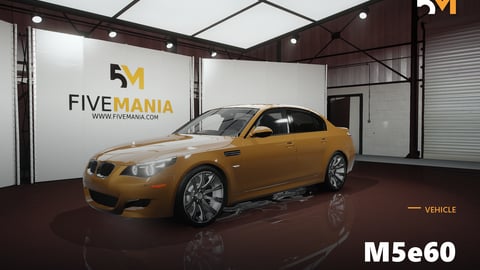 FIVEM M5e60 | Realistic Sedan [Badged] Add-On | Optimized | Fivem Ready | High Quality cover
